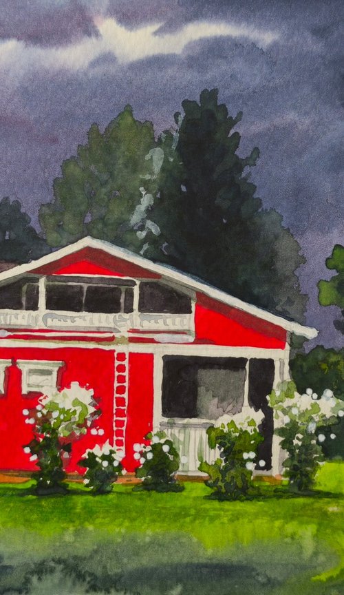 A cosy Finnish cottage (2024) by Iryna Zadnipriana
