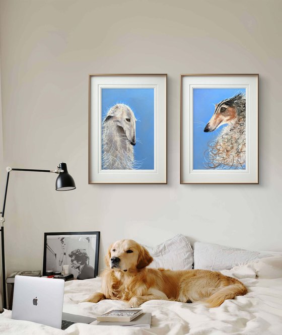 Dog Portraits Soft Pastel