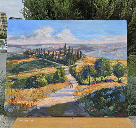 A Road Through Tuscany