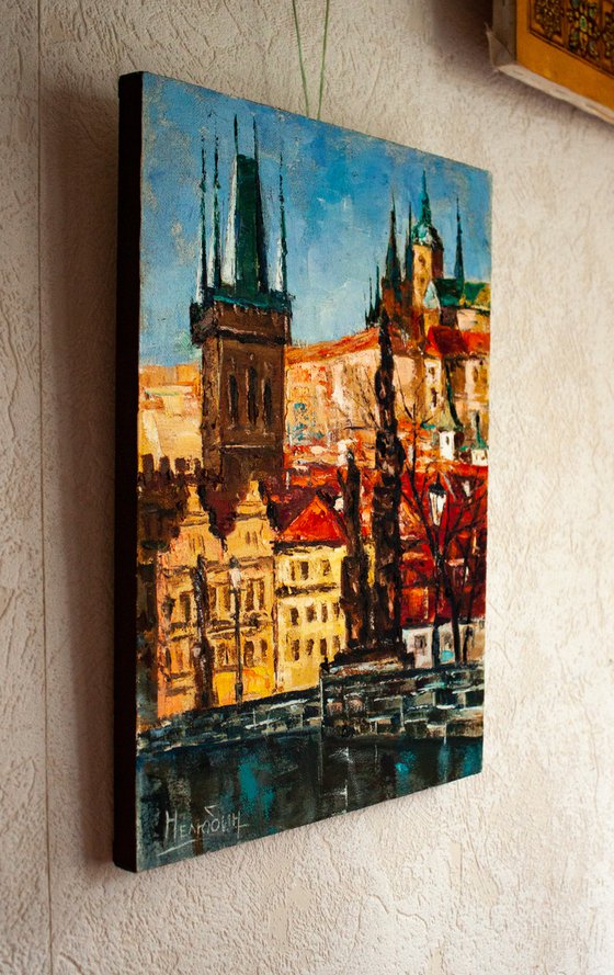 "Prague" Old town, city landscape