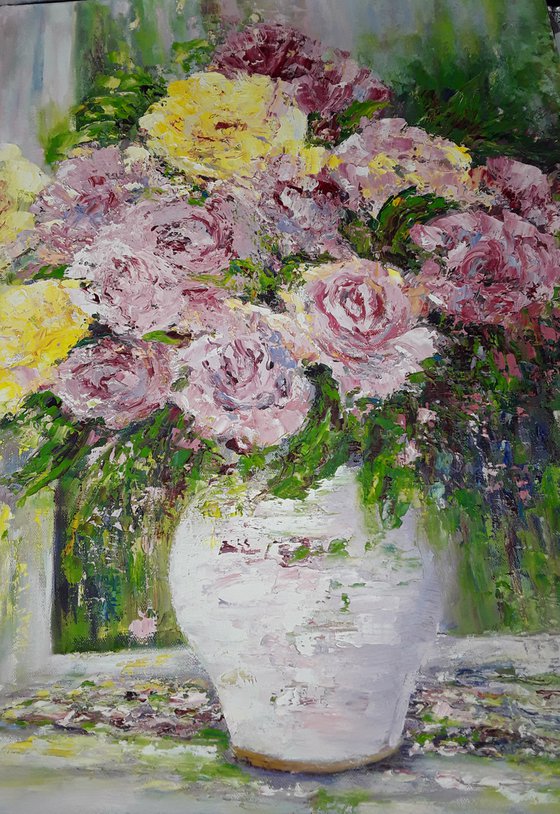 Summer Flowers original art