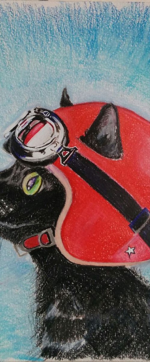 Retro Kitty by Jelena Nova
