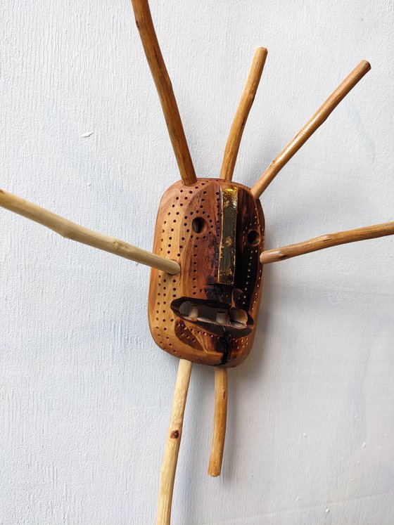 Small wooden mask