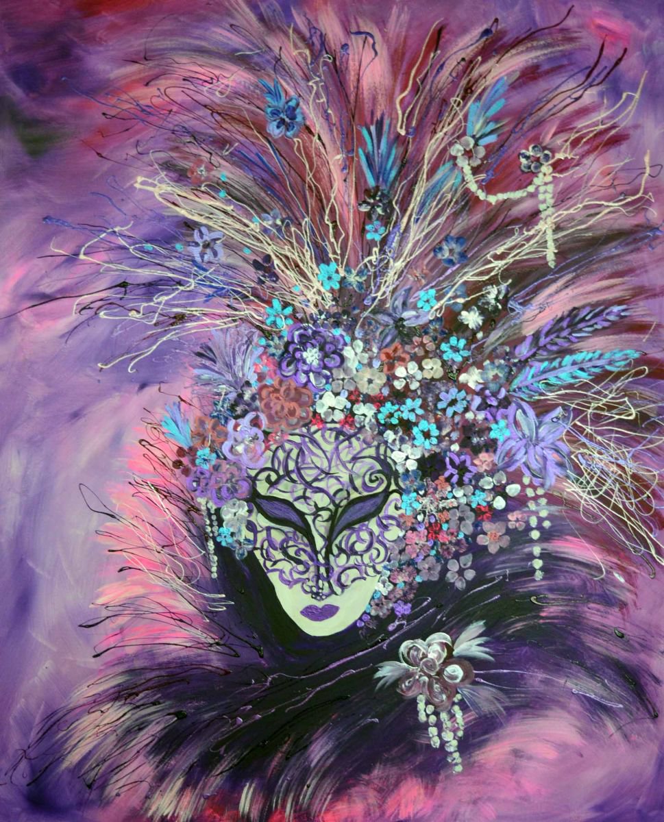 Carnival Masquerade Ball - Purple Passions by Zena Cameron