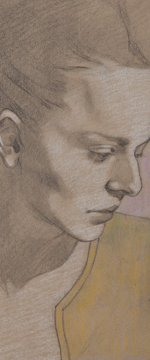 Portrait Study XI 25 - 1 by Pierre Meurice