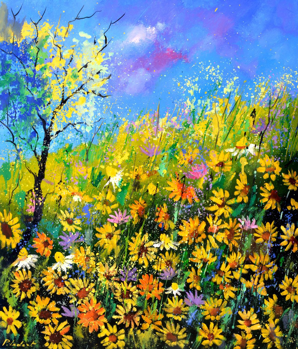 Daisies In Summer By Pol Henry Ledent, 24 X 28, Artwork For Sale On Artfinder