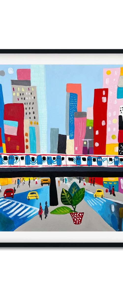 Modern Cityscape Subway by Sasha Robinson