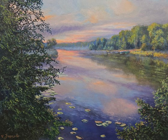 Evening by the Lake