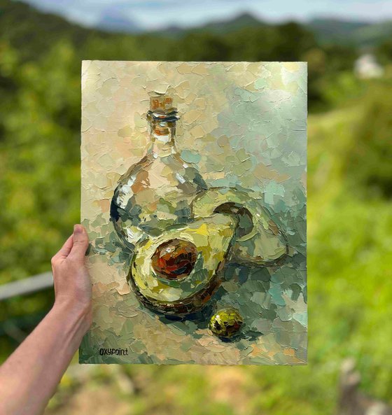 "Still life with avocado"