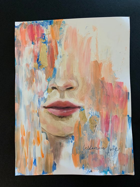 Abstract lips