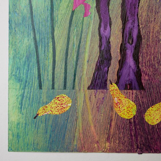 White Cat with Pink Nerines