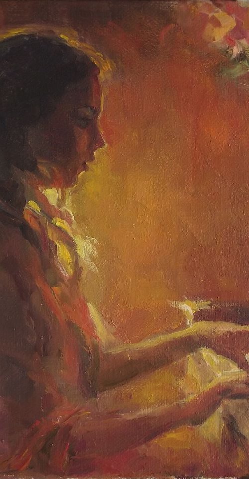 Piano player, "Moonlight Sonata" by Vachagan Manukyan