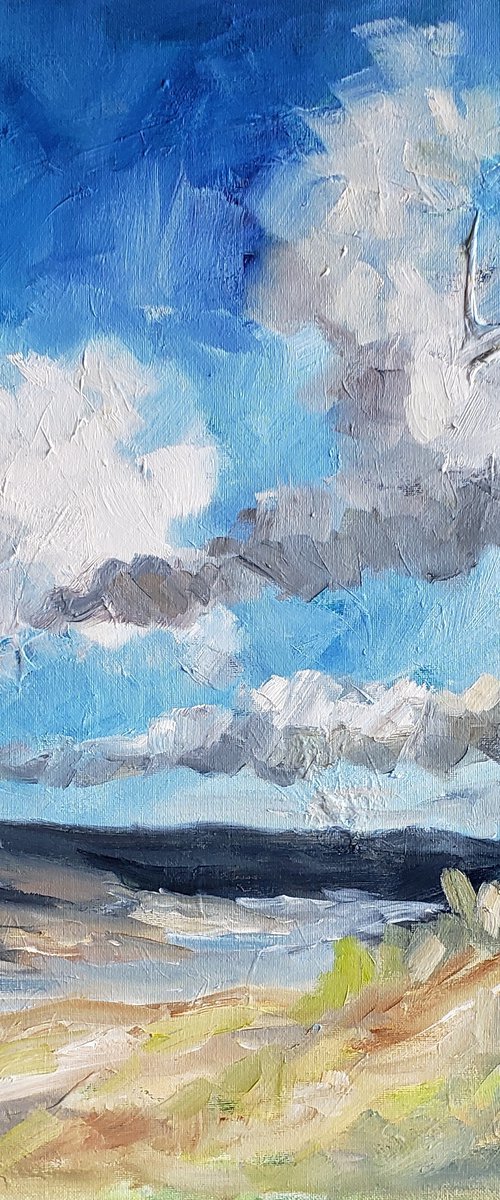 "Brave" - Landscape - North Dakota - Clouds by Katrina Case