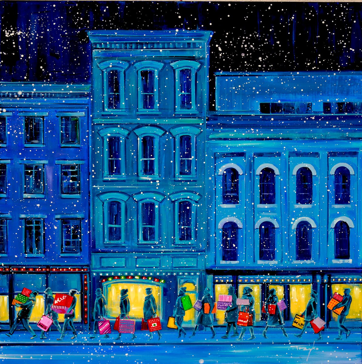  Winter Holidays. Seasons Greetings. By Trayko Popov, 31 X 31, Artwork For Sale On Artfinder