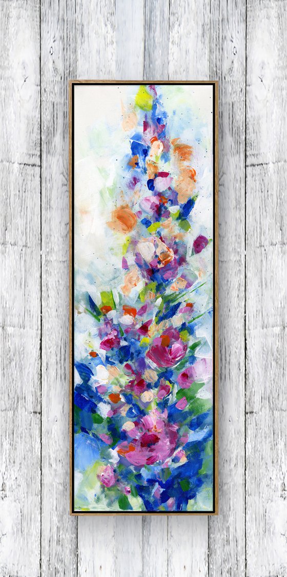Flowers Upon Flowers - Floral Painting by Kathy Morton Stanion