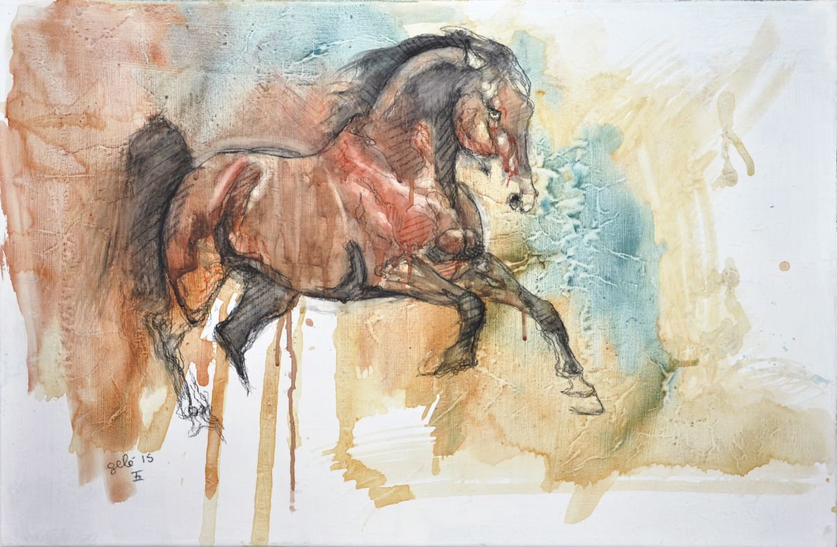 Equine nude 9t by Benedicte Gele