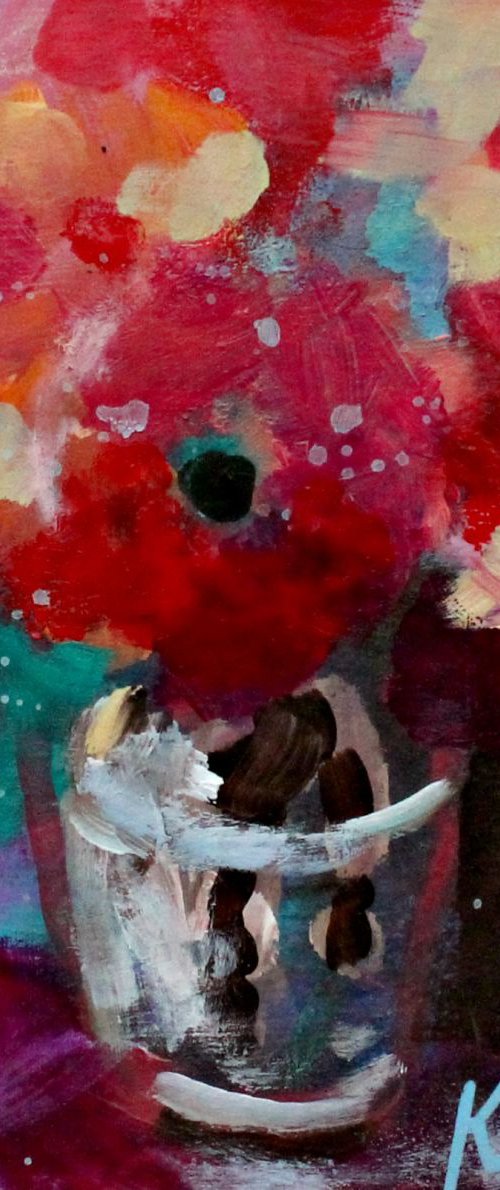 Little Vase of Flowers by Kerri McCabe