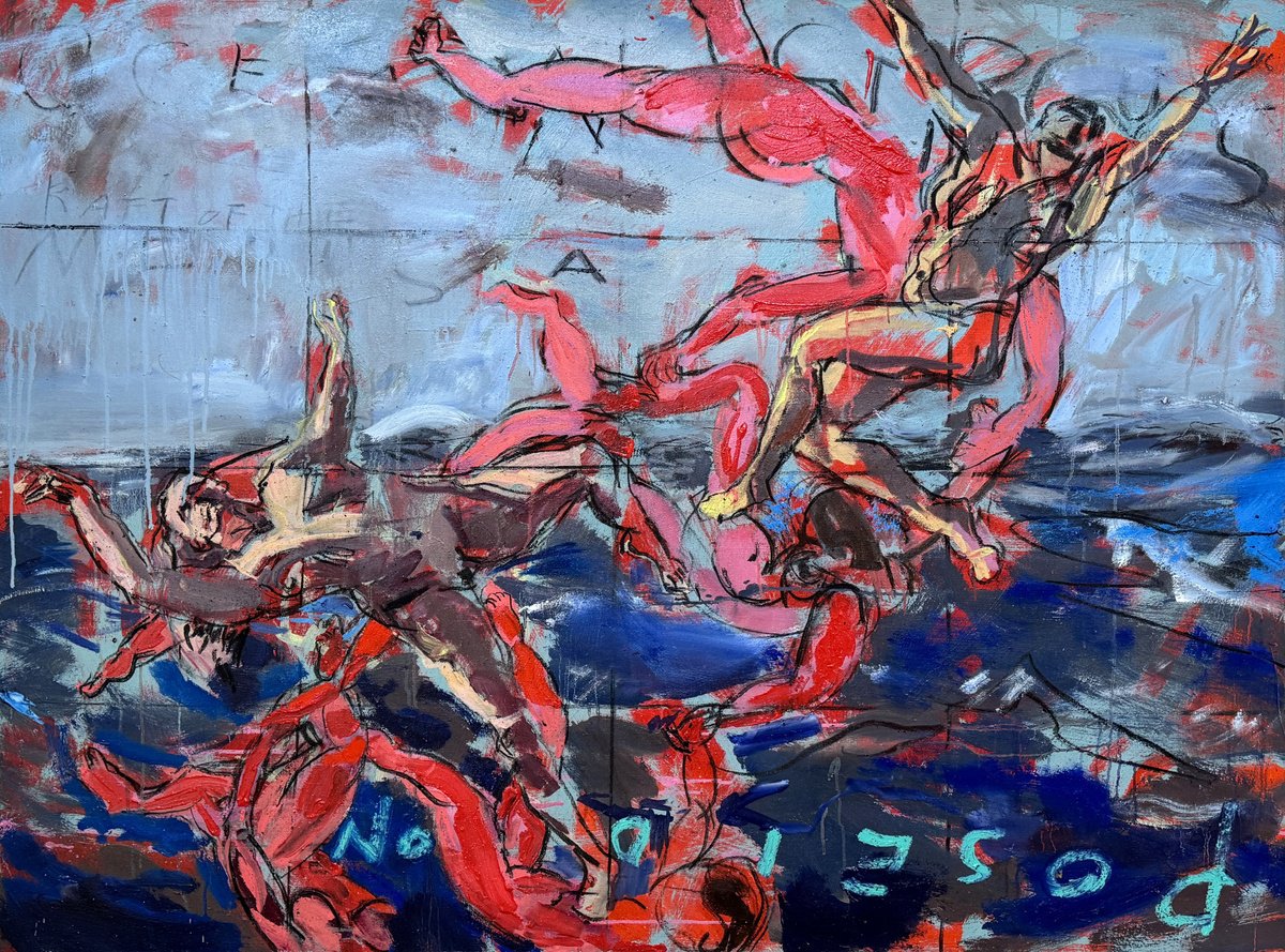 Expressive Oil Painting , Poseidon