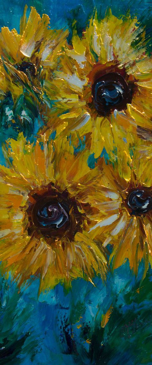 Sunflowers by Lena Owens at OLena Art