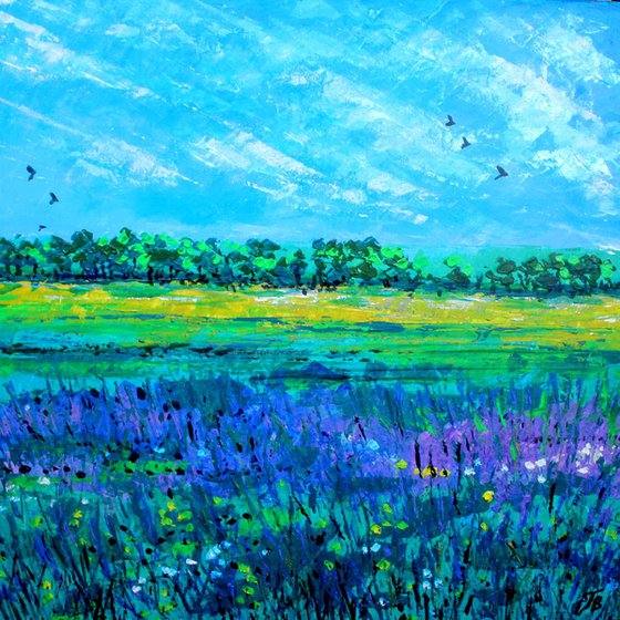Lavender Fields I