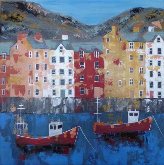 Tobermory, two boats