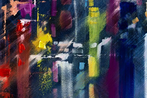 Abstract Night city