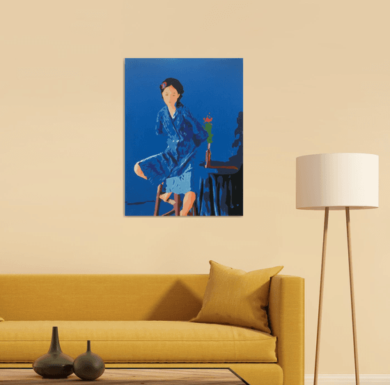 Portrait in Blue