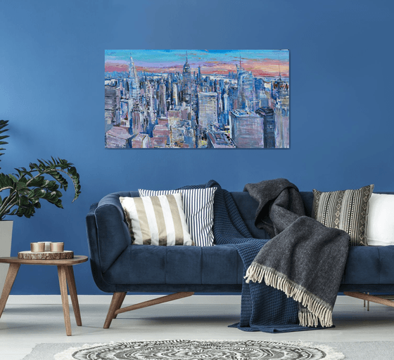 Manhattan New York 140 x 75 cm