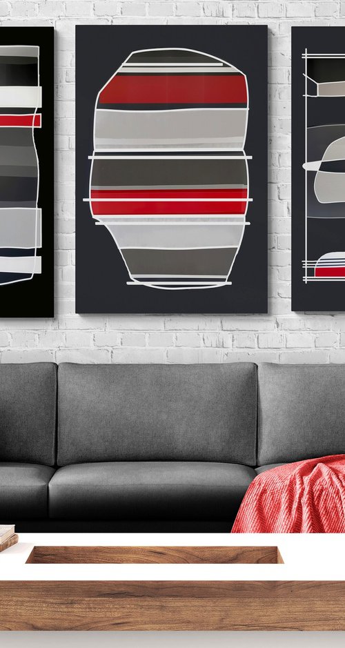 Triptych Rhythm of Life by V+V Kniazievi