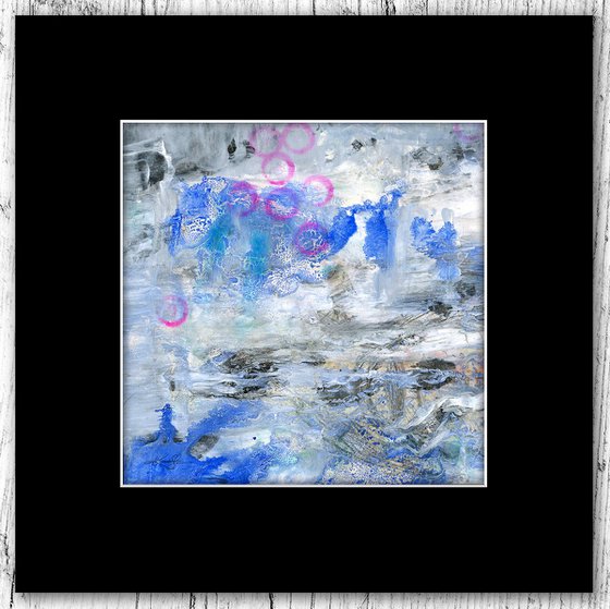 Abstract Dreams 64 - Mixed Media Abstract Painting in mat by Kathy Morton Stanion