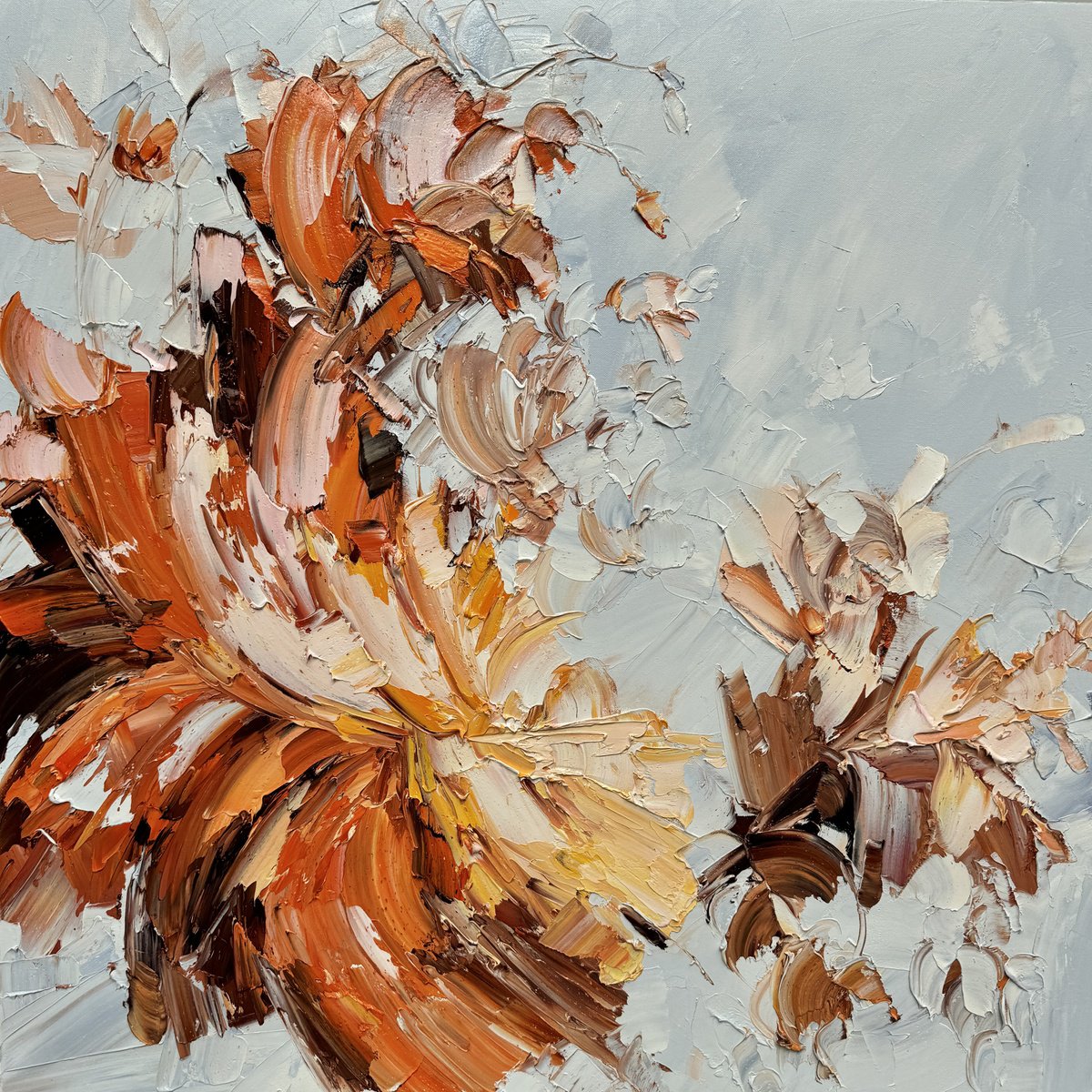 A Golden Touch No 9, By Liliana Gigovic, 36 X 36, Artwork For Sale On Artfinder