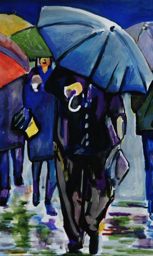 Rainy Day #002 / 42 x 29.7 cm by Alexandra Djokic