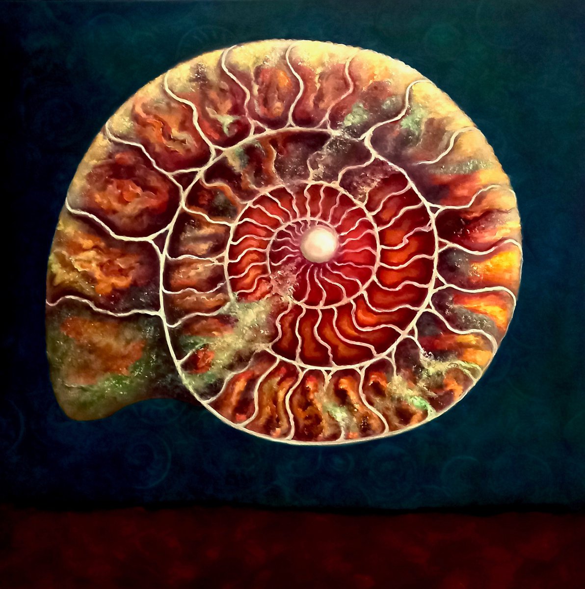 Ammonite Doree et Verte by Lee Campbell