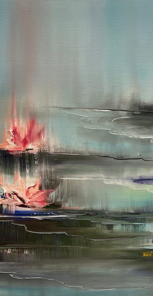 Floating Lilies by Timea  Valsami