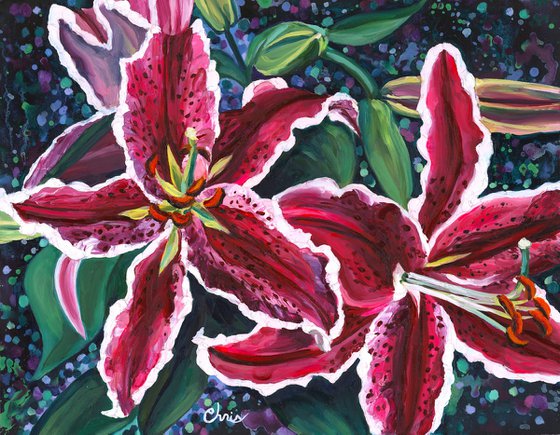 Stargazer Lily Duet