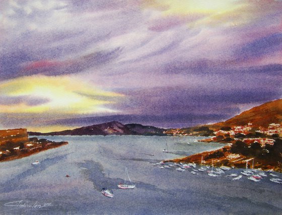 Evening in Croatia