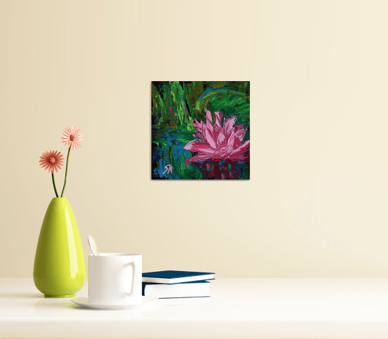 Water Lily... 6X6" /  ORIGINAL PAINTING