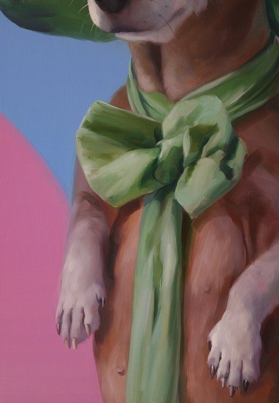 "Lady with a bow"