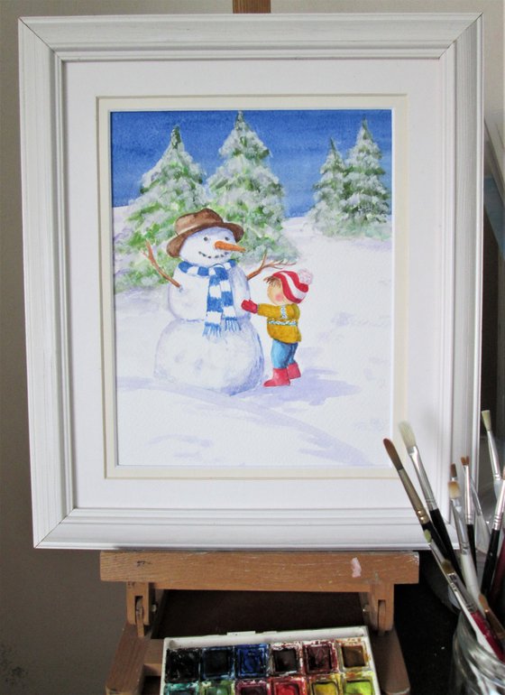 Snowman and me