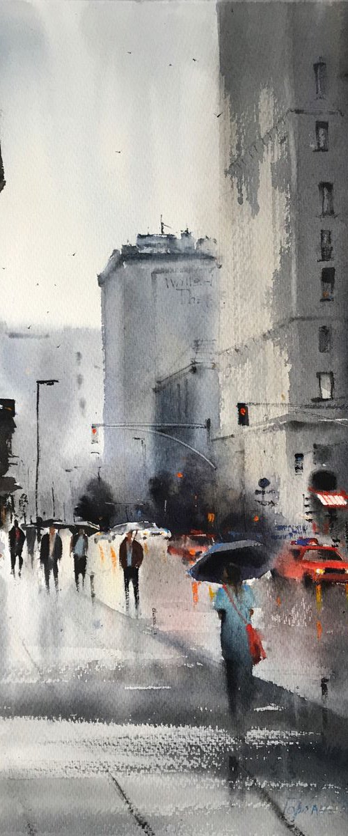 Street of New York by Eugenia Gorbacheva