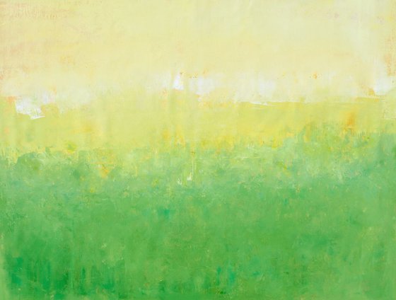 Spring Green Sunshine 66x50 inches