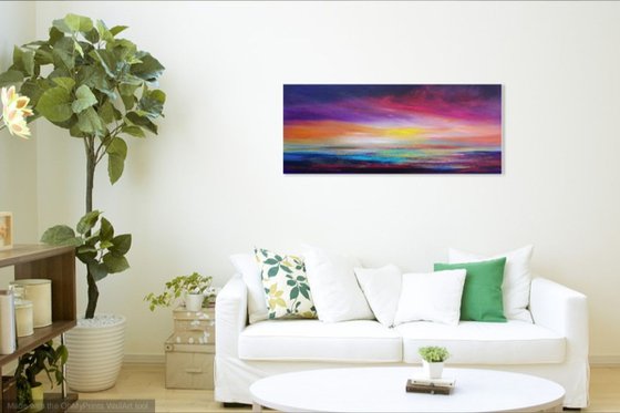 Revelation - Art, colourful, seascape, stunning, panoramic
