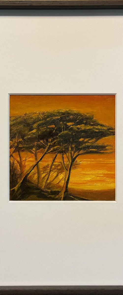 Burning skies by Daiva Karaliute