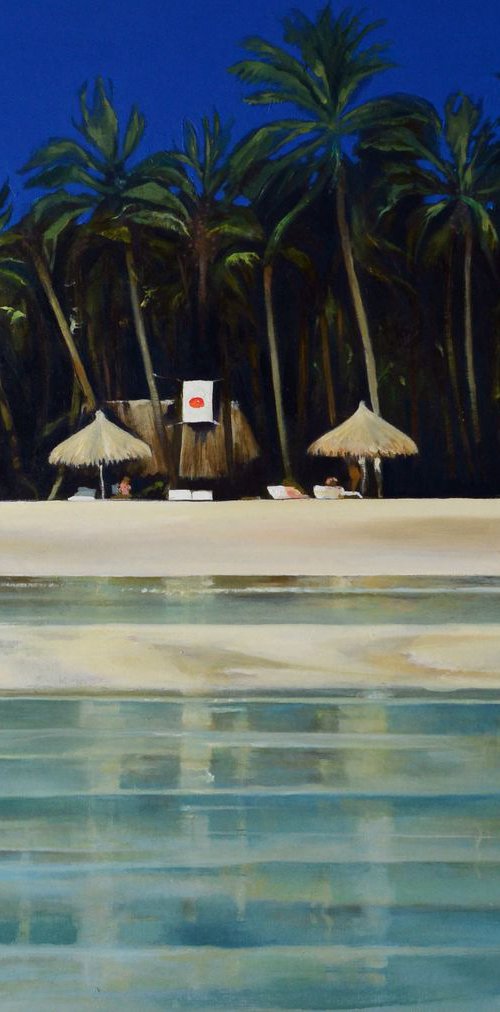 Palm Tree Beach by Isabel Hutchison