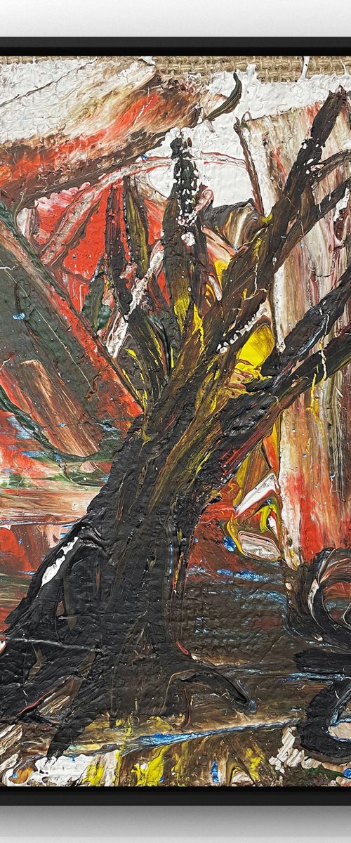 A.D.I. Tree during a fire #2 by Mattia Paoli