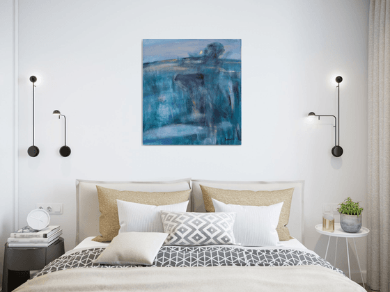 Landscape with Cow and Lake