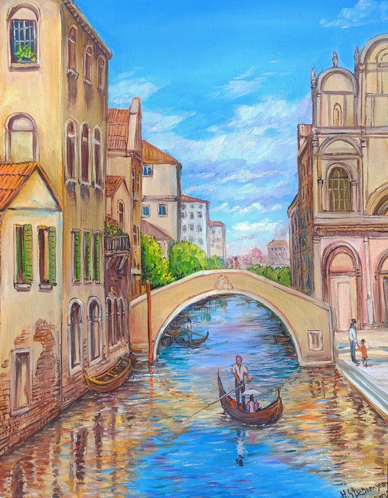 Venice (40x50cm, oil painting, ready to hang)
