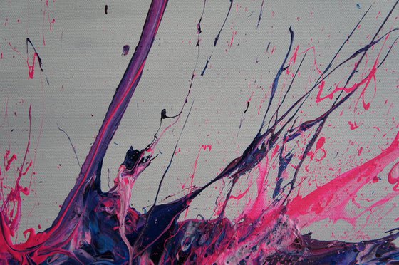 Pink Blues Gone Wild (Spirits Of Skies 096145) - 120 x 80 cm - XXL (48 x 32 inches)