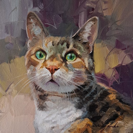 Custom cat portrait