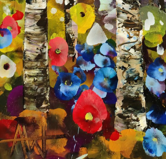 Golden Birch Garden